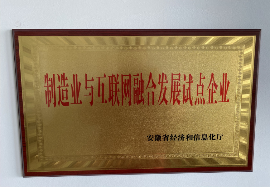 省制造业与互联网融合发展示范企业